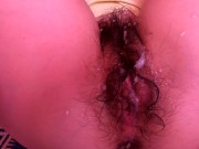 Cum in her bush HAIRY PUSSY 15/16