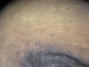 Ebony tight wet pussy cums on my dick 3/16