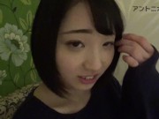 【個人撮影】マジで可愛い！チンチン大好き絶対的美少女によるえちえちノーハンドフェラ！ 1/16