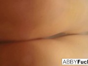 Big Tittied Brunette Takes a Quick Shower 15/16