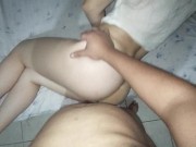 Extraño que conocí en tinder no puede aguantar correrse en mí *ME LLENA DE SEMEN EL CULO* 5/16