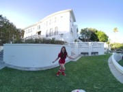 After Football Game Gorgeous Brunette Aubree Valentine Has Hardcore Action With Her Coach VR Porn 3/16