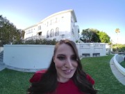 After Football Game Gorgeous Brunette Aubree Valentine Has Hardcore Action With Her Coach VR Porn 4/16