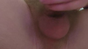 Masturbating on the edge of the bath rub
