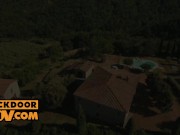 Leggy Russian blonde Kiki Cyrus spreads her cheeks for anal sex 1/16