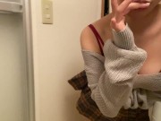 【OLの裏側】の制服コスプレしたら欲情しちゃったド変態OL 11/16