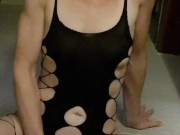 Hot milf in sexy outfit masturbating 11/16