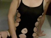 Hot milf in sexy outfit masturbating 15/16