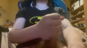 Wanking 3 dripping cum 