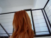 Rammed - Bubble Butt Redhead Enjoys Rough Fucking 4/16