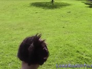 Brit slut outdoor fucked 2/16