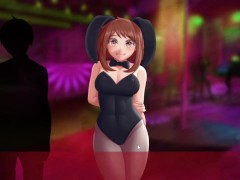 MyTuitionAcademia-Parte 2 Uraraka Ochako +18 my Hero Academia Sexo Salvaje en un salon de masaje