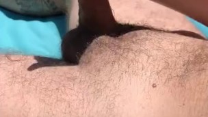 STROKING OUT CUM OUTSIDE