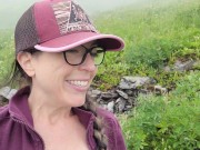 Nerdy Faery Golden Piss And Winking Asshole On The Path 4/16