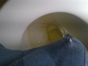 Pissing boxers on the toilet 10/16