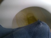 Pissing boxers on the toilet 12/16