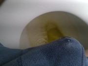 Pissing boxers on the toilet 13/16