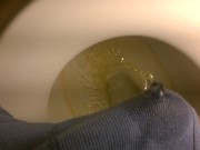 Pissing boxers on the toilet 4/16