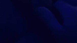 Love jerking with black light on 
