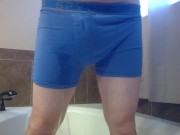 Being dirty at home piss filling up my boxers gets me rock hard. 9/16