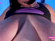 big titty goth girl Sam Manson bullies you into pegging and FUTA femdom cock sucking POV - trailer 9/16