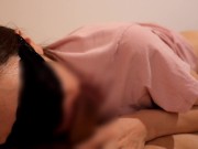 【フェラ×口内射精】ベッドでフェラ抜き口内射精　素人夫婦の日常 - EroticCoupleJP 7/16