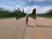 Naked Milf Running On The Road 12/16