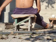 Weekend. Bask in the sun, autumn morning 10/16