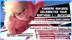 PART 1 (My Hero Academia) Daddy Bakugou's HOT BIRTHDAY FUCK - Bathtub