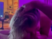 Russian Girl take Best Friends Big Cock in her Throat and Pussy 1/16