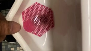Pissing in Public Urinal