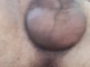 finger in the ass...