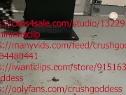 laptop crush in sexy boots