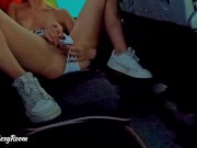 TROIETTA ITALIANA si spoglia e si MASTURBA in BUS 7/16