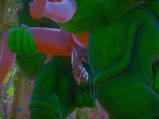 Furry aliens have a double anal challenge | wild life sex 3/16