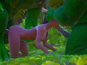 Furry aliens have a double anal challenge | wild life sex 6/16