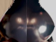 Amateur redheaded girl in latex doggystyle fucked with huge cumshot - pov 4k 13/16