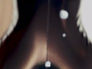 Amateur redheaded girl in latex doggystyle fucked with huge cumshot - pov 4k 16/16