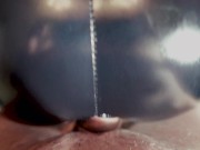 Amateur redheaded girl in latex doggystyle fucked with huge cumshot - pov 4k 6/16