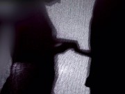 A shadow blowjob 4k - My girlfriend gives me a little gift after a hard day at work 1/16