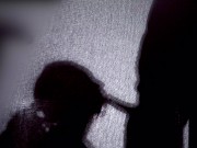 A shadow blowjob 4k - My girlfriend gives me a little gift after a hard day at work 6/16