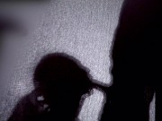 A shadow blowjob 4k - My girlfriend gives me a little gift after a hard day at work 9/16