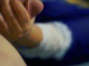 Amatuer Mexican Teen gives handjob and swallows 5/16