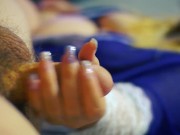 Amatuer Mexican Teen gives handjob and swallows 7/16