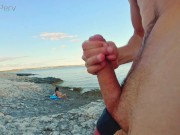 GENTLYPERV MEETS A PERVY GIRL ON A BEACH. During an exhibitionist day at the sea I find a cute woman 10/16
