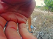 GENTLYPERV MEETS A PERVY GIRL ON A BEACH. During an exhibitionist day at the sea I find a cute woman 2/16