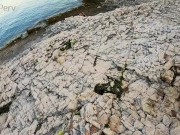 GENTLYPERV MEETS A PERVY GIRL ON A BEACH. During an exhibitionist day at the sea I find a cute woman 6/16