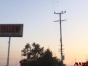 Violet Blue is Cute Naked and Walking the Streets of LA 2/16