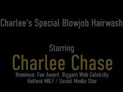 Hair Washing And Cock Sucking? Fetish MILF Charlee Chase Gets Face Fucked! 1/16