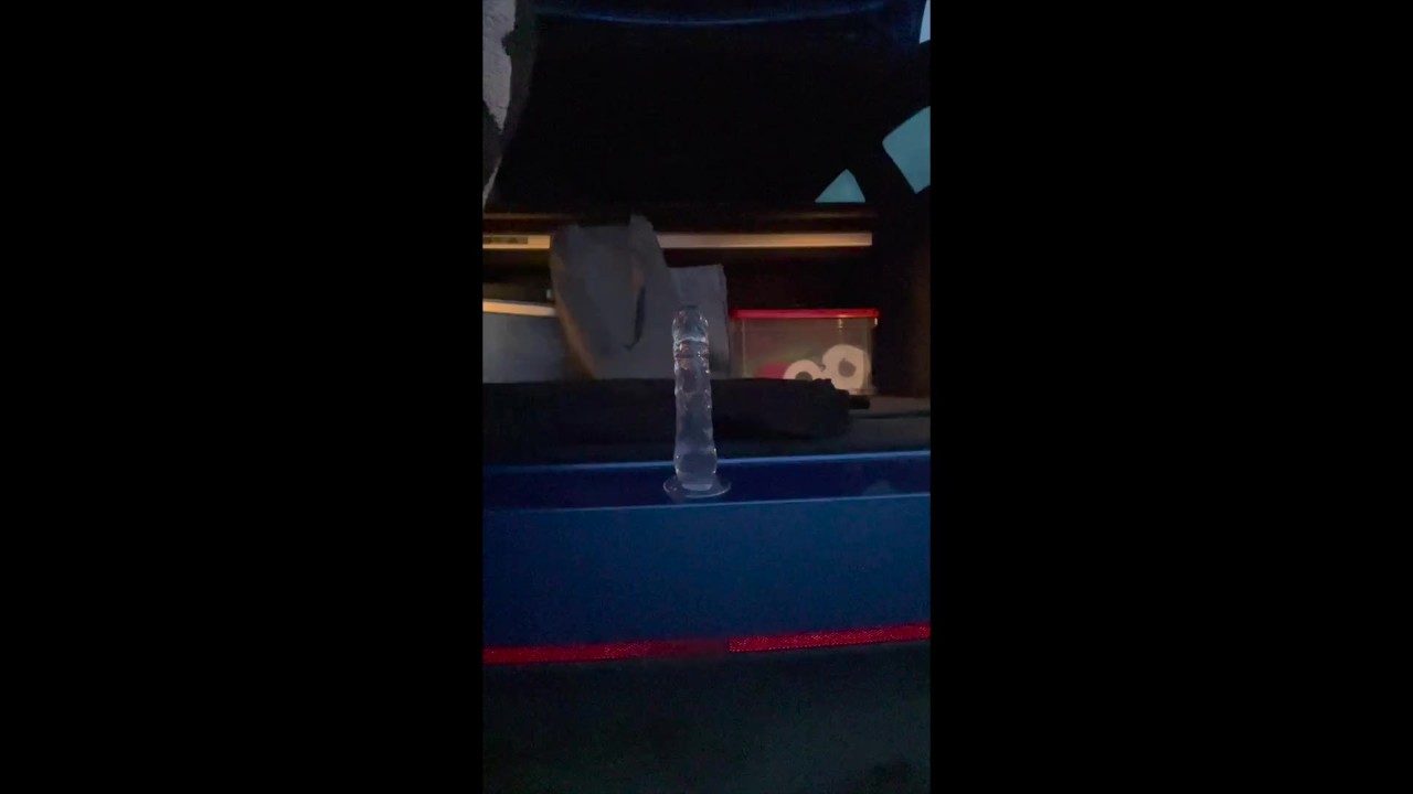 faster but horny dildo ride in the trunk of my car - Mature